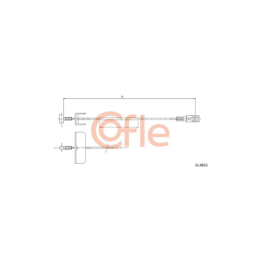 Cofle 92.11.6815 Hand Brake Cable