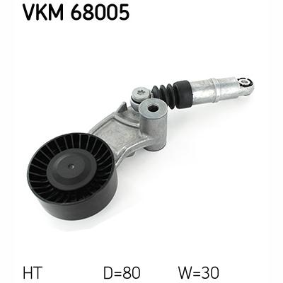SKF VKM68005 V-Ribbed Belt Tensioner Pulley