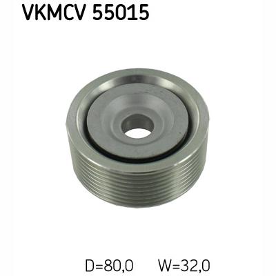SKF VKMCV55015 V-Ribbed Belt Deflection/Guide Pulley