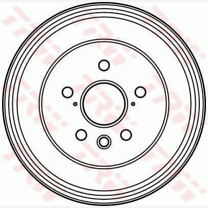 TRW MOTO DB4110 Brake Drum