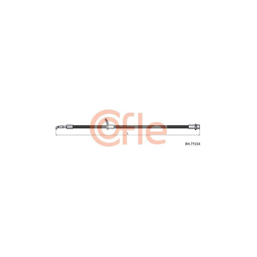 Cofle 92.17.1448 Hand Brake Cable for Toyota Corolla