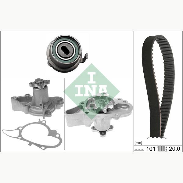 INA 530035531 Water Pump & Timing Belt Kit