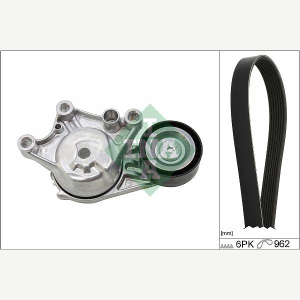 INA 529033510 V-Ribbed Belt Set