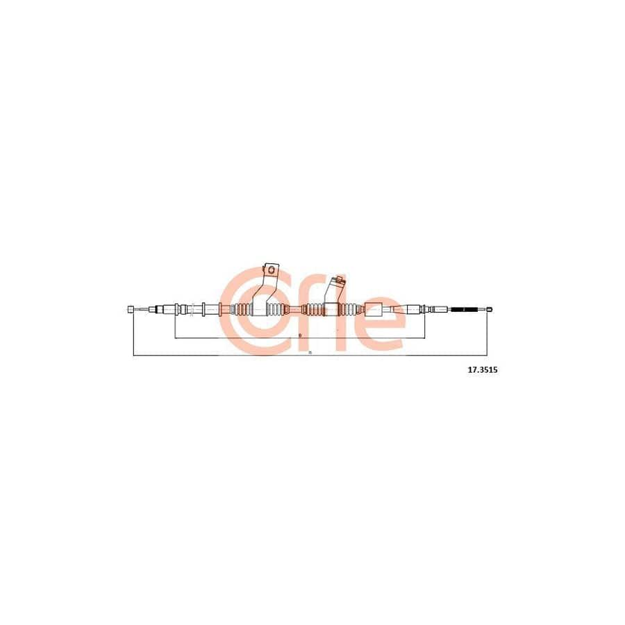 Cofle 92.17.3515 Hand Brake Cable
