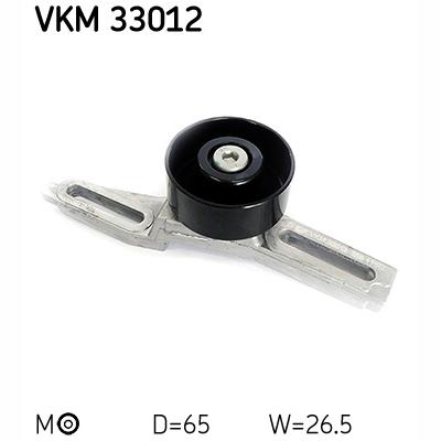 SKF VKM33012 V-Ribbed Belt Tensioner Pulley