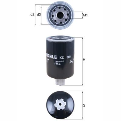 MAHLE KC580 Fuel Filter