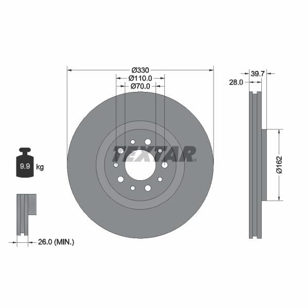 AUTOFREN SEINSA D7-084C Brake Caliper Guide Sleeve Kit