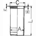 KOLBENSCHMIDT 88602110 Cylinder Liner