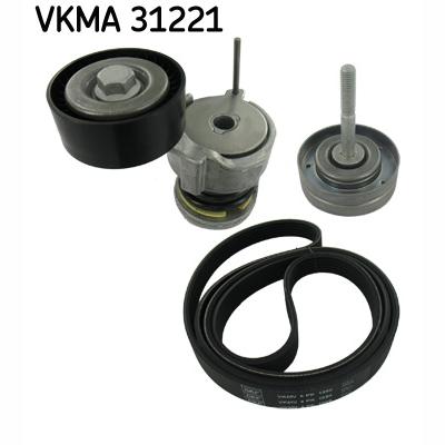 SKF VKMA31221 V-Ribbed Belt Set
