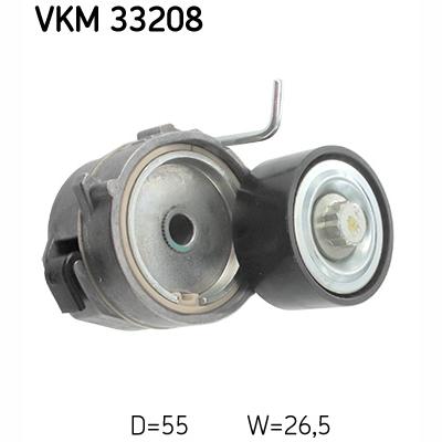 SKF VKM33208 V-Ribbed Belt Tensioner Pulley