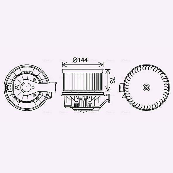 AVA COOLING FD8629AVA Air Blower