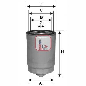SOFIMA S4378NR Fuel Filter