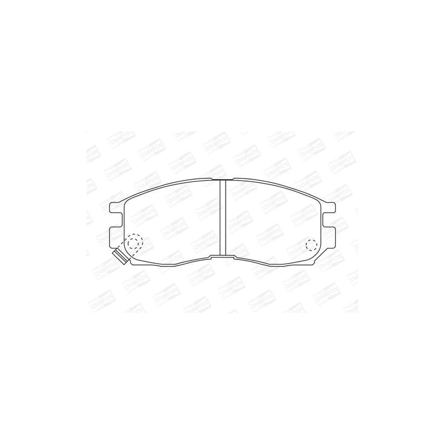 Champion 572381Ch Brake Pad Set