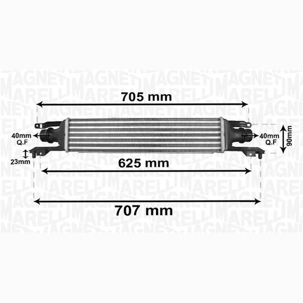 MAGNETI MARELLI 351319204120 Charge Air Cooler