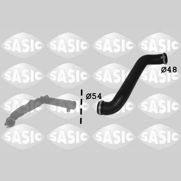 SASIC SAS3336308 Charge Air Hose