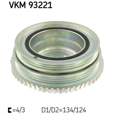 SKF VKM93221 Crankshaft Belt Pulley