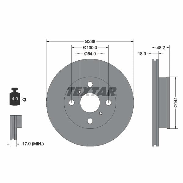 HERTH+BUSS JAKOPARTS J3272001 Brake Caliper Guide Sleeve Kit