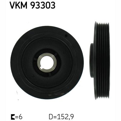 SKF VKM93303 Crankshaft Belt Pulley