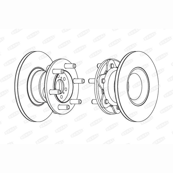 BERAL BCR104A Brake Disc
