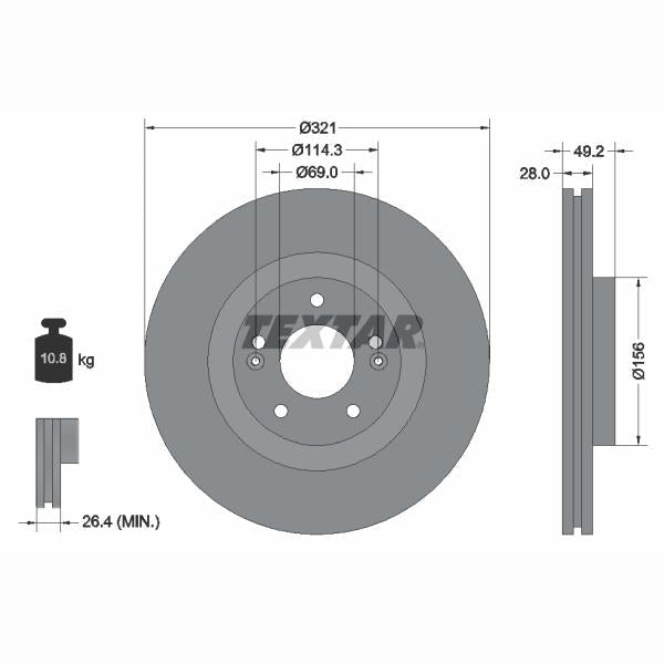 AUTOFREN SEINSA D7-106C Brake Caliper Guide Sleeve Kit