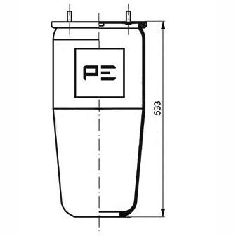 PETERS 084.020-70 Air Suspension Bellow