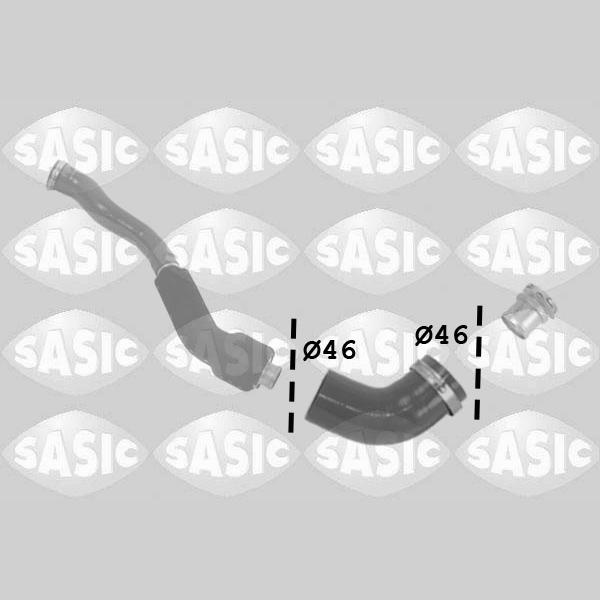 SASIC SAS3334042 Charge Air Hose