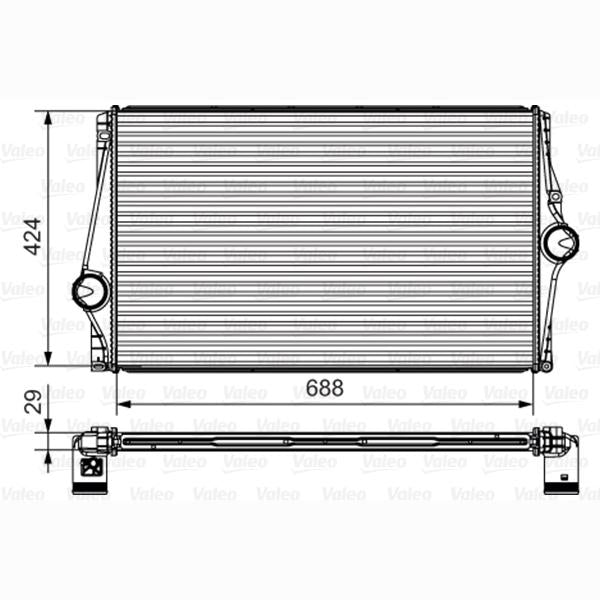 VALEO VAL818282 Charge Air Cooler
