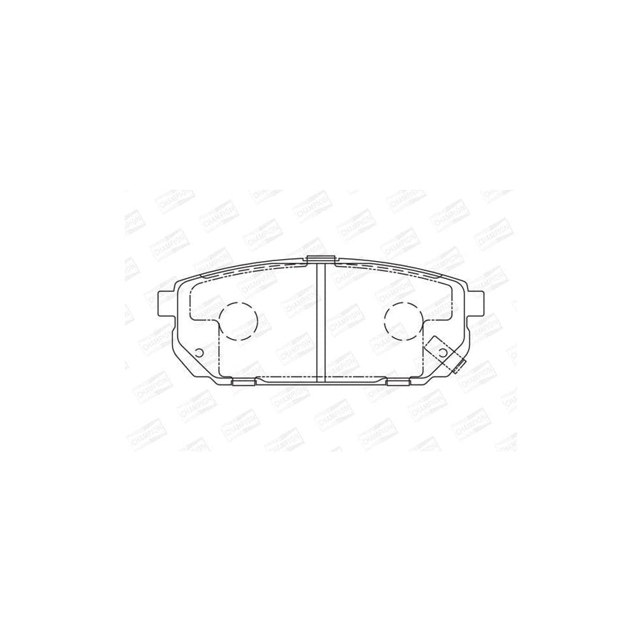 Champion 572549Ch Brake Pad Set