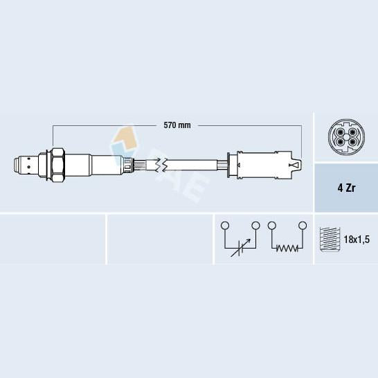 FAE AE77266 Lambda Sensor