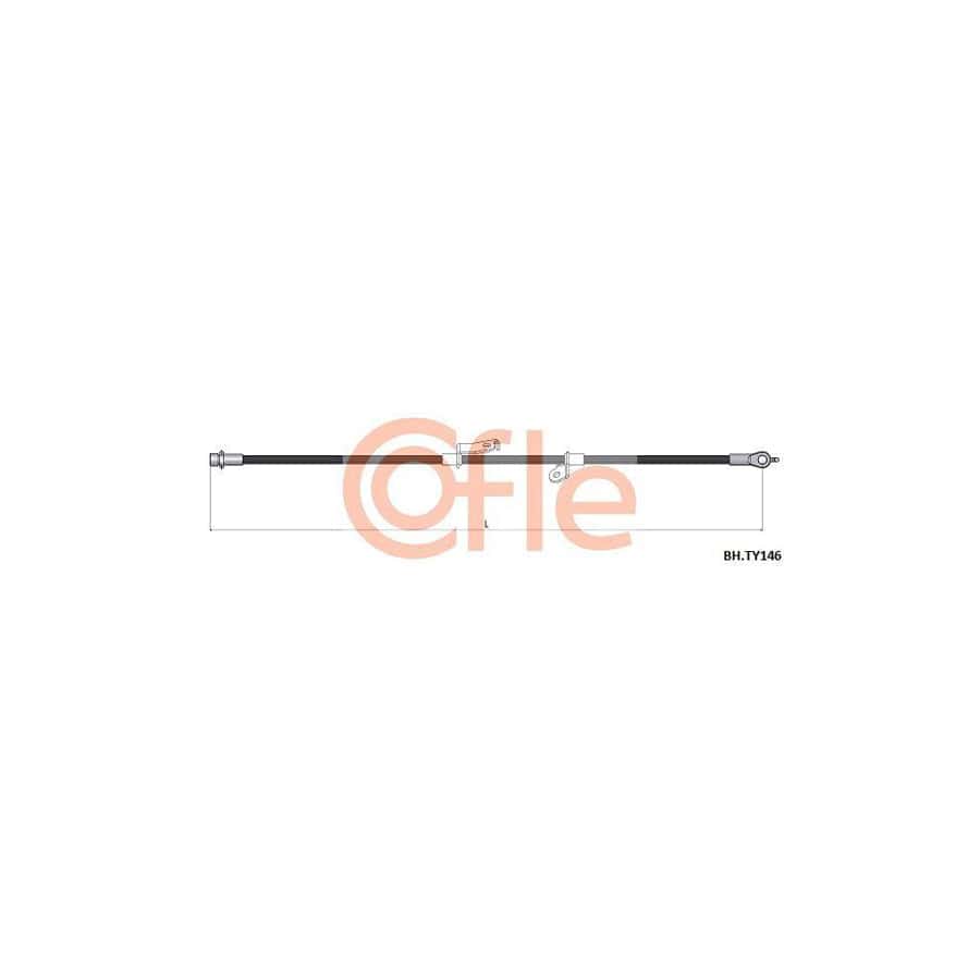 Cofle 17.0583 Hand Brake Cable for Mazda 626
