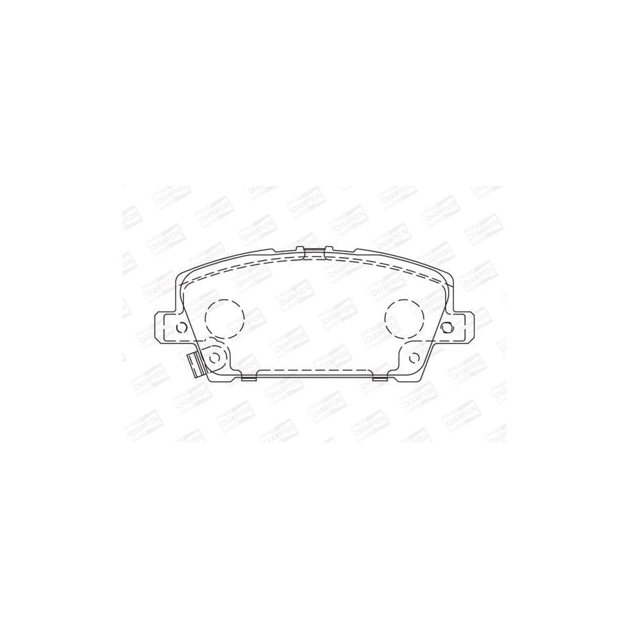Champion 572579Ch Brake Pad Set for Honda CIVIC