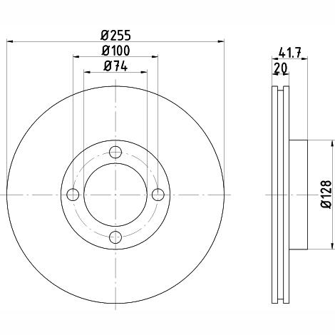 WABCO 4123529272 Brake Caliper Guide Bellow