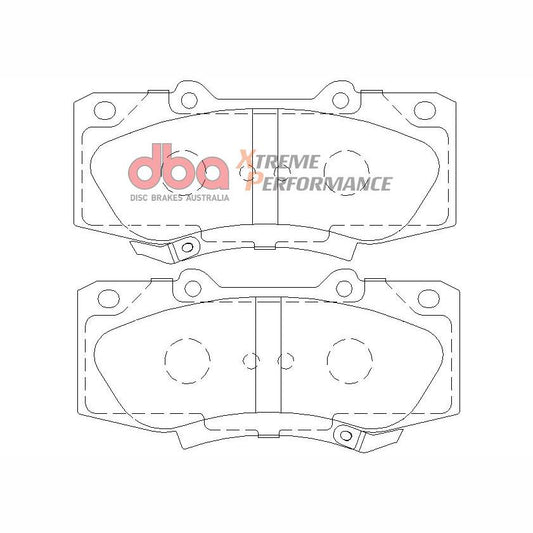 DBA DB2221XP High Performance Brake Pad Set