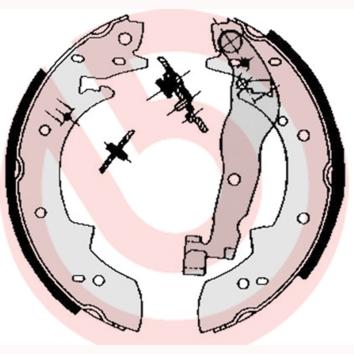 OE MERCEDES 123420782864 Parking Brake Cable Pull