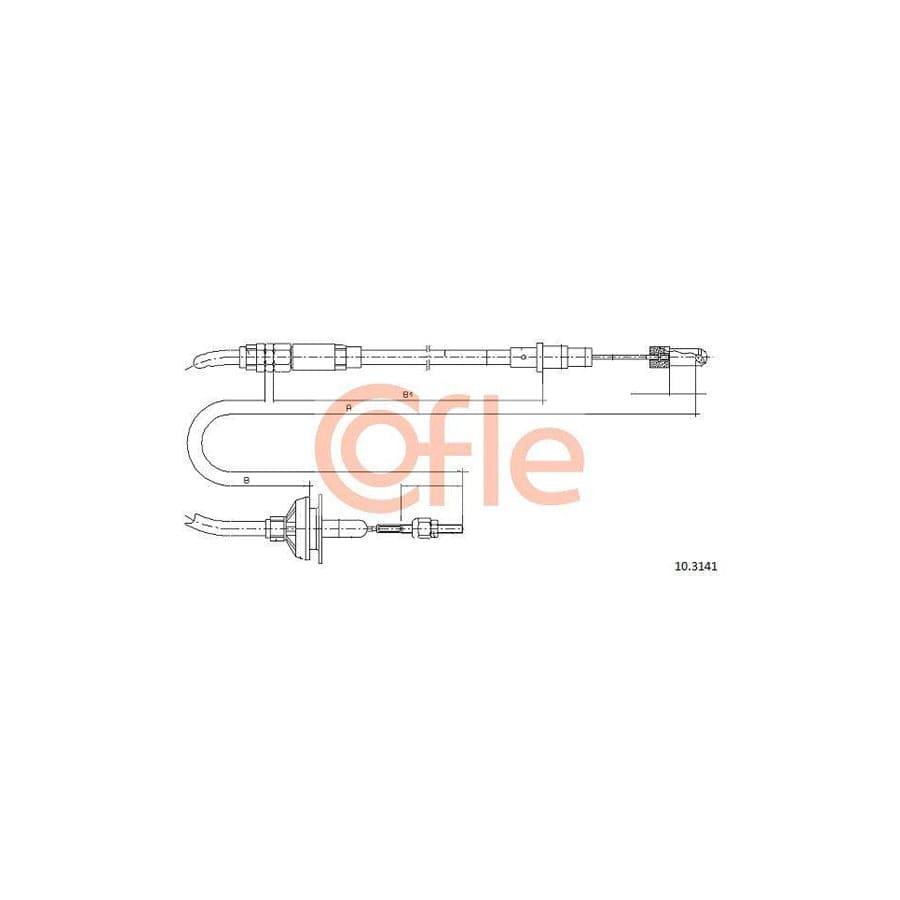 Cofle Bh.Vk053 Brake Hose