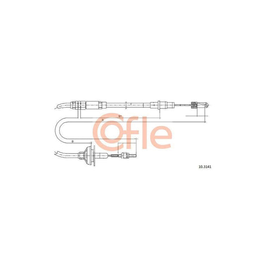 Cofle Bh.Vk053 Brake Hose