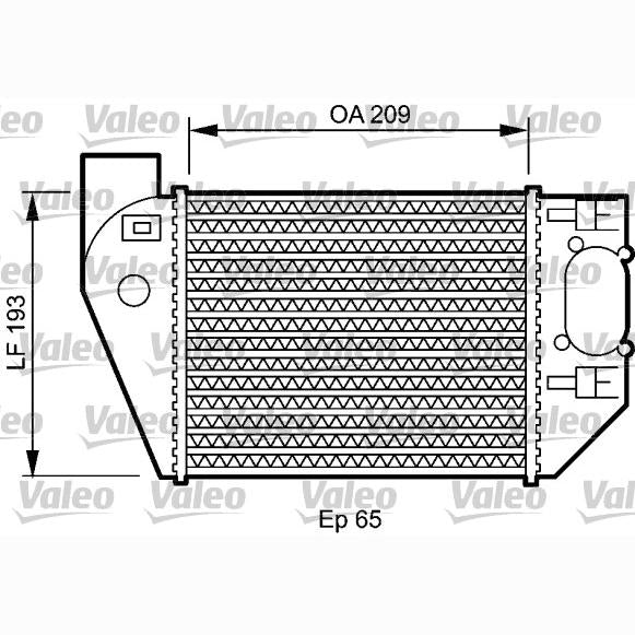 VALEO VAL818825 Charge Air Cooler