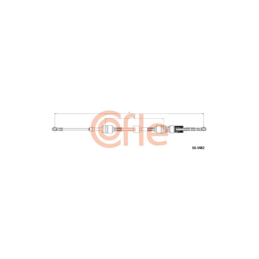 Cofle 10.3482 Cable, Manual Transmission
