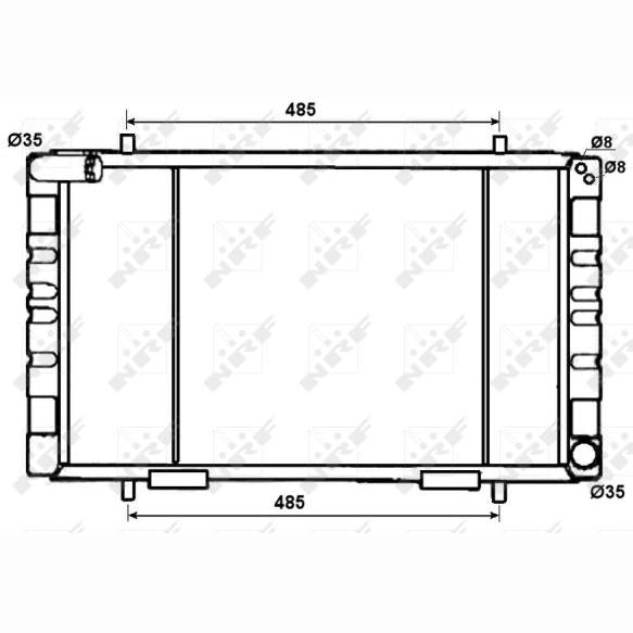 NRF NRF53070 Engine Radiator