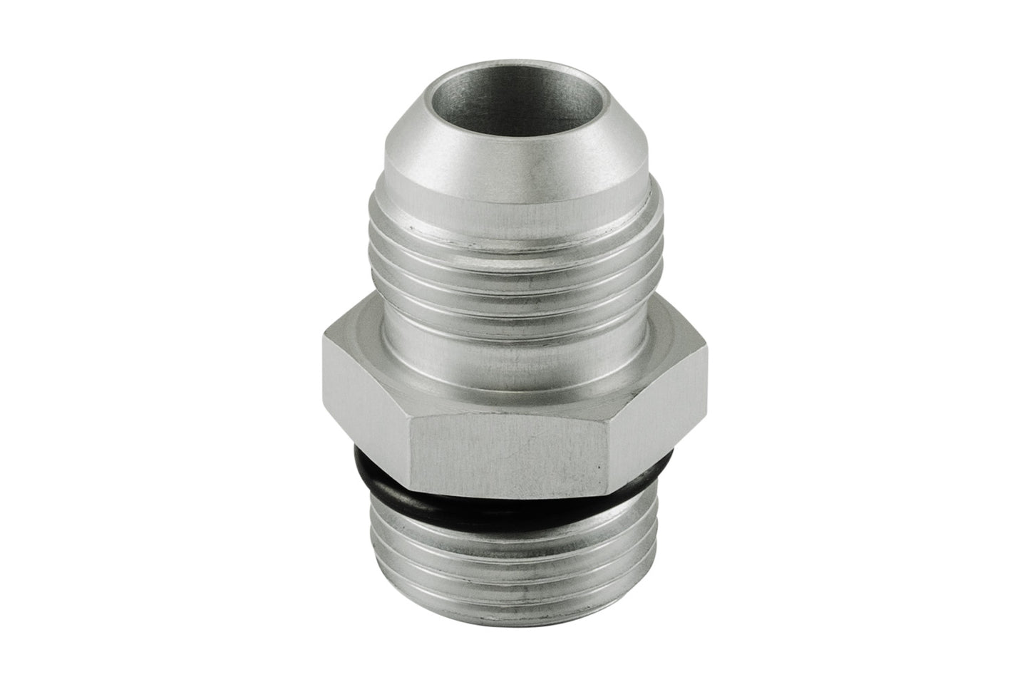 Fitting -10 AN Flare to -10 AN ORB Male Straight - Silver | ML Performance Car Parts