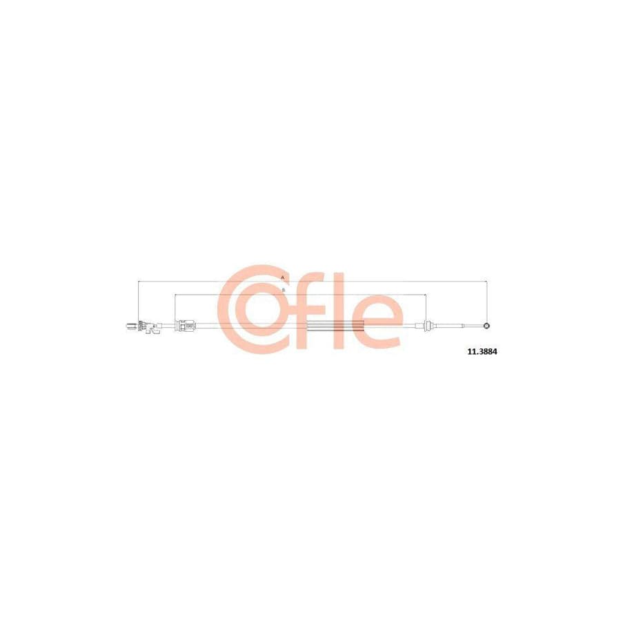 Cofle 92.11.3884 Cable, Manual Transmission