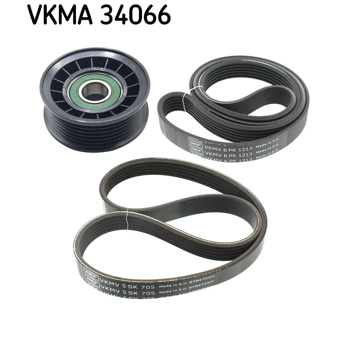 SKF VKMA34066 V-Ribbed Belt Set