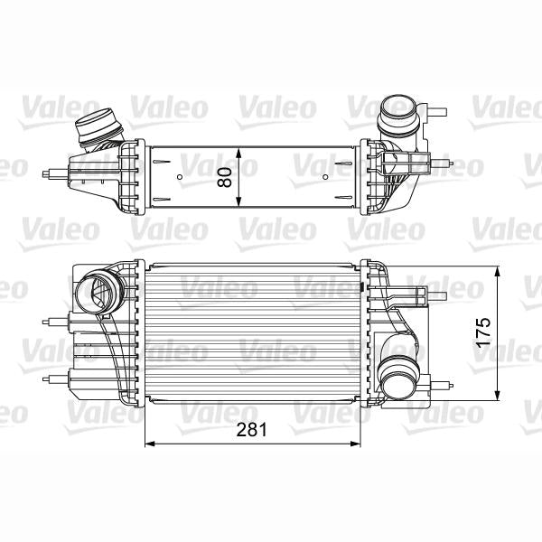 VALEO VAL818666 Charge Air Cooler