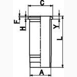 KOLBENSCHMIDT 89368110 Cylinder Liner