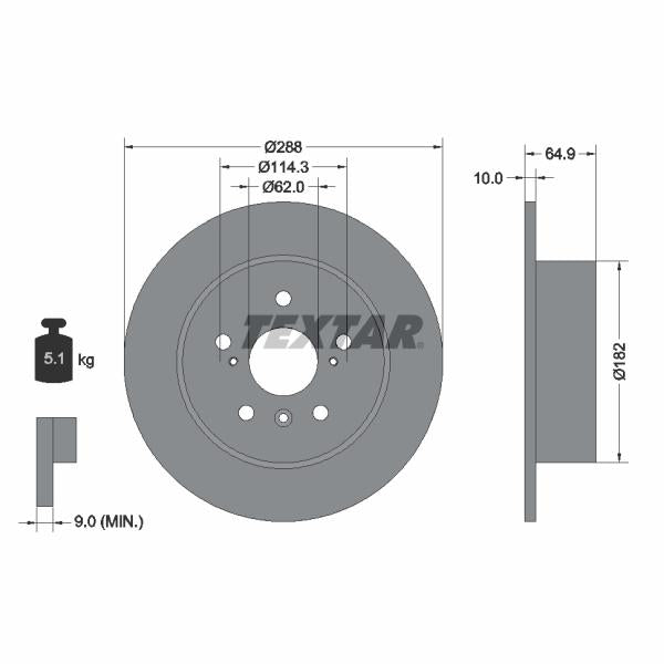 WABCO 9254860002 Brake Caliper Guide Bellow