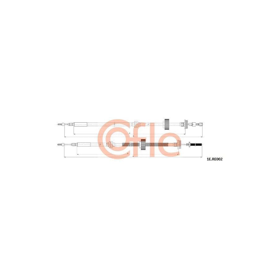 Cofle 1E.Re002 Hand Brake Cable