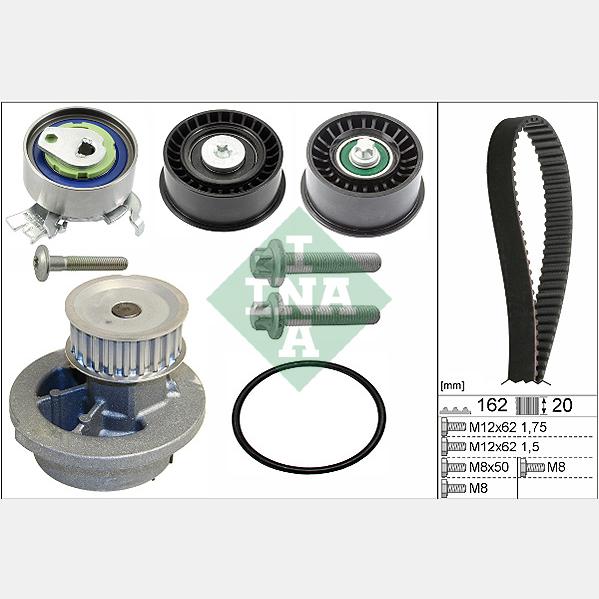 INA 530044132 Water Pump & Timing Belt Kit