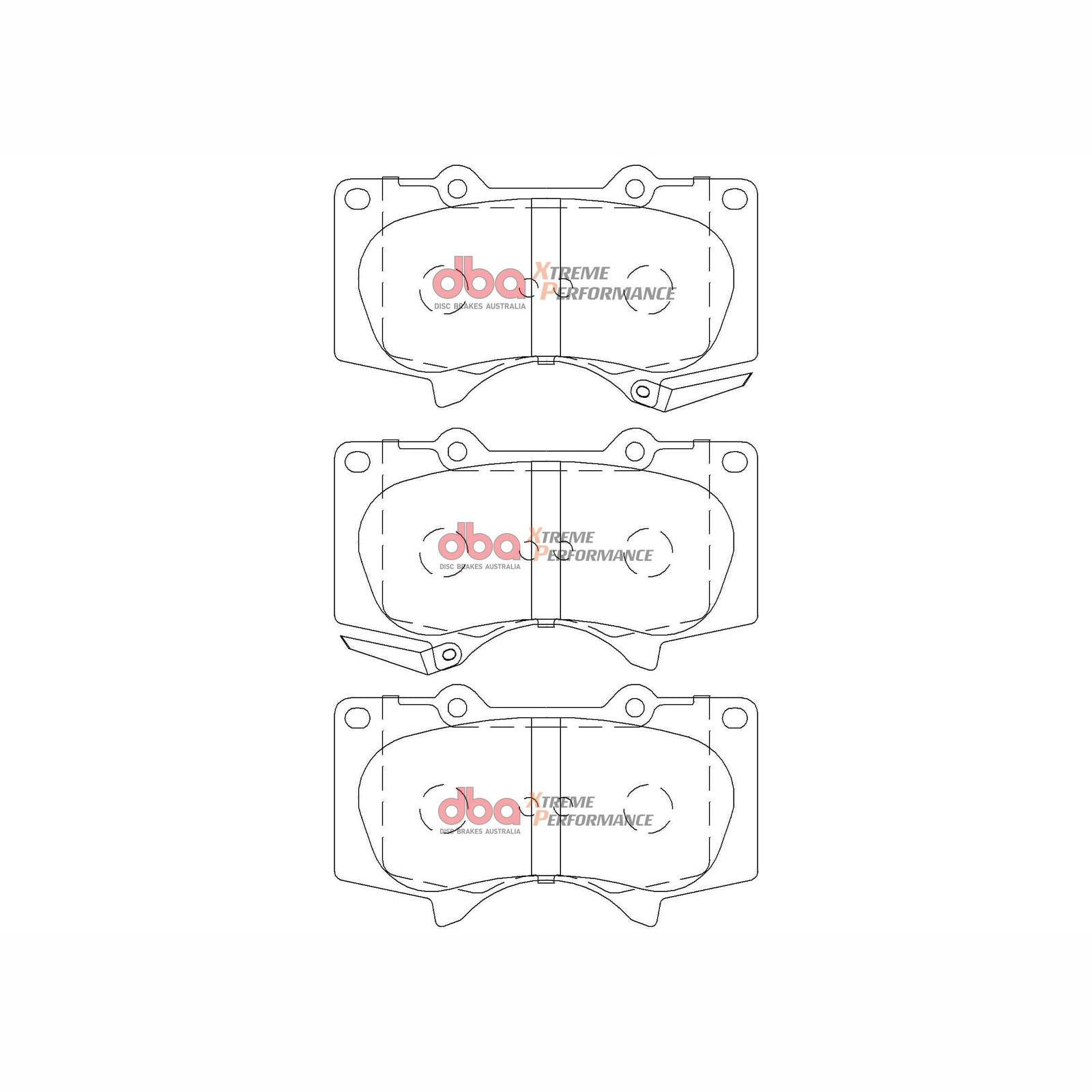 DBA DB2380XP High Performance Brake Pad Set