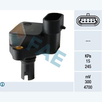 FAE AE15064 Intake Manifold Pressure Sensor