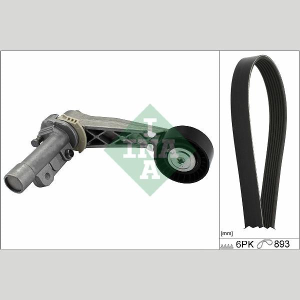 INA 529050310 V-Ribbed Belt Set